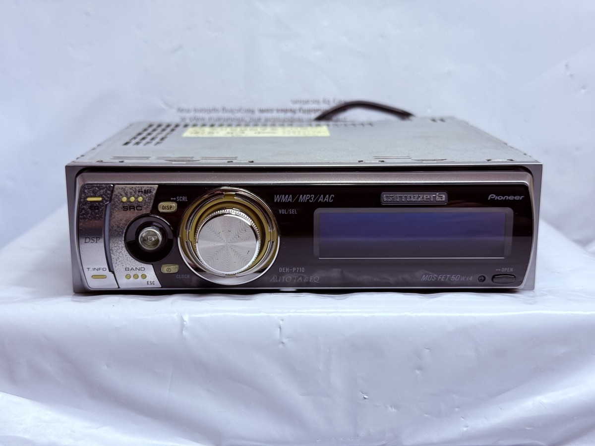 Pioneer DEH-P710 CD Head Unit JDM Car Audio w/ External Bluetooth