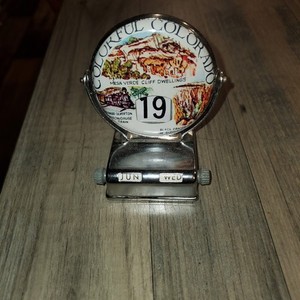 Colorful Colorado Mesa Verde Cliff Dwellings Perpetual Calendar Souvenir