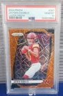 2024 Panini Prizm Jayden Daniels #347 Orange Lazer RC PSA 10 Commanders