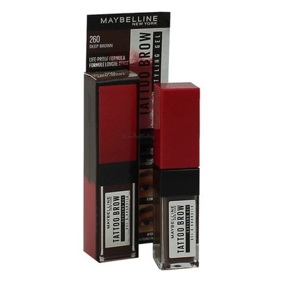 Maybelline Eyebrow Tatoo Brow Styling Gel 36H Deep Brown 260