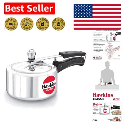 Electric Stovetop-Ready 2 Litre Pressure Cooker - Ultimate Cooking Efficiency