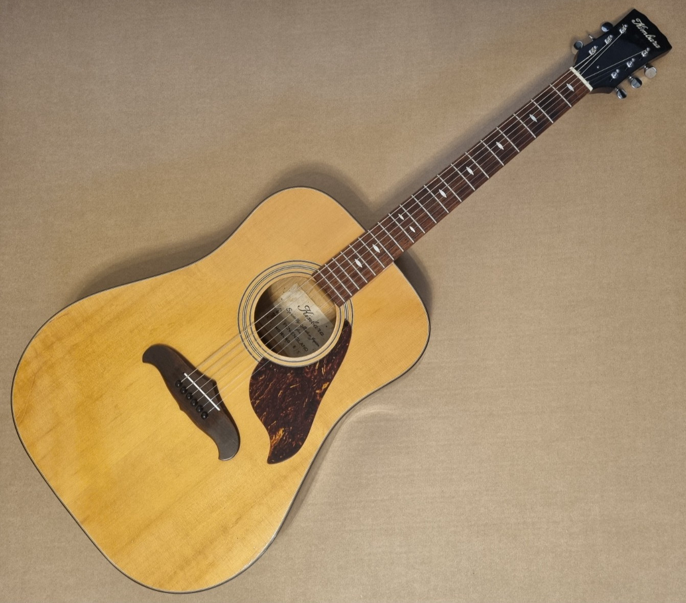 1970s / 80s Kimbara Model 6 / s Dreadnought Acoustic Guitar Made In Japan MIJ