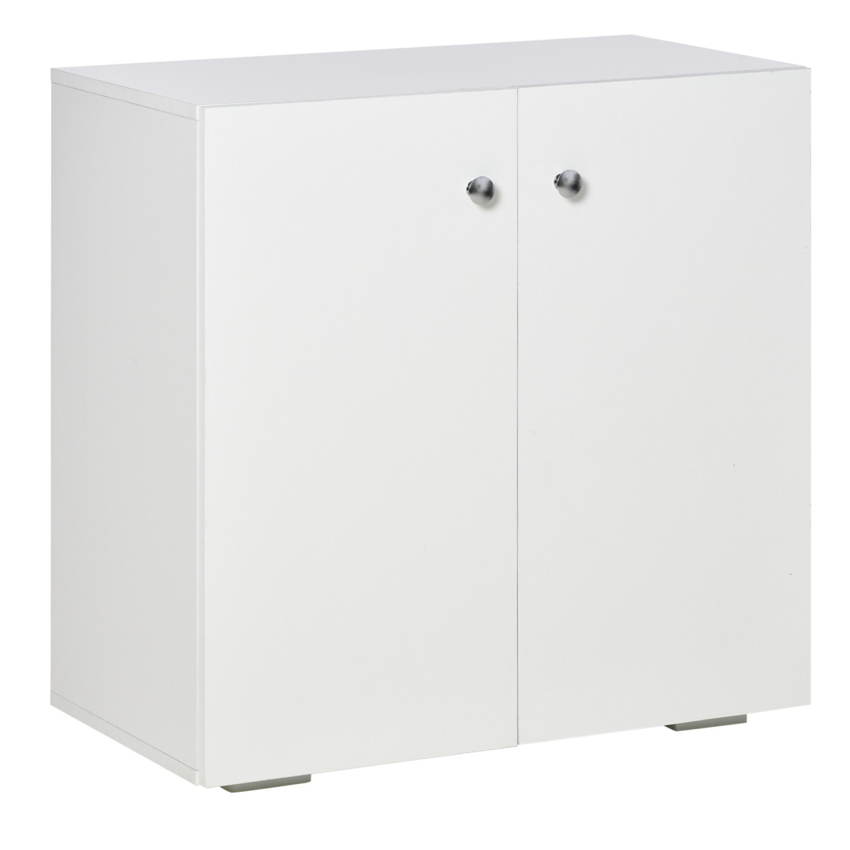 Homcom Particle Board Storage Cabinet 390 X 700 Mm White - Image 3