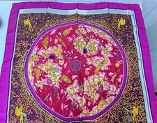 HERMES Scarf 90 HERMES.COM Excellent Condition