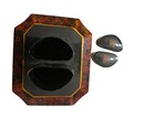 Yangjiang Lacquer Orchid and Bamboo Pattern Double-Compartment Tea Caddy — photo 7
