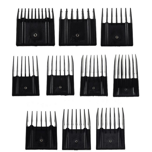 Miaco Universal Clipper Guide Comb Guard Set, 10 Pieces fits