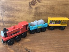 Thomas Friends Wooden Railway Ivo Hugh Zoo Car Train Hippo Car Track Engine