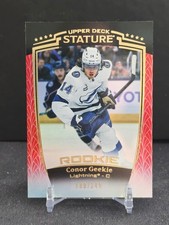 2024-25 Upper Deck Stature Rookies Conor Geekie Red /249 RC #33 Lightning