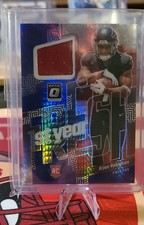 2023 Panini Donruss Optic -  Bijan Robinson #FYF-BR Blue Hyper Prizm (MEM, RC)