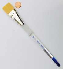 Royal Soft Grip Gold Taklon Artist - Paint Glaze Wash Brush - 1/2", 3/4" or 1"
