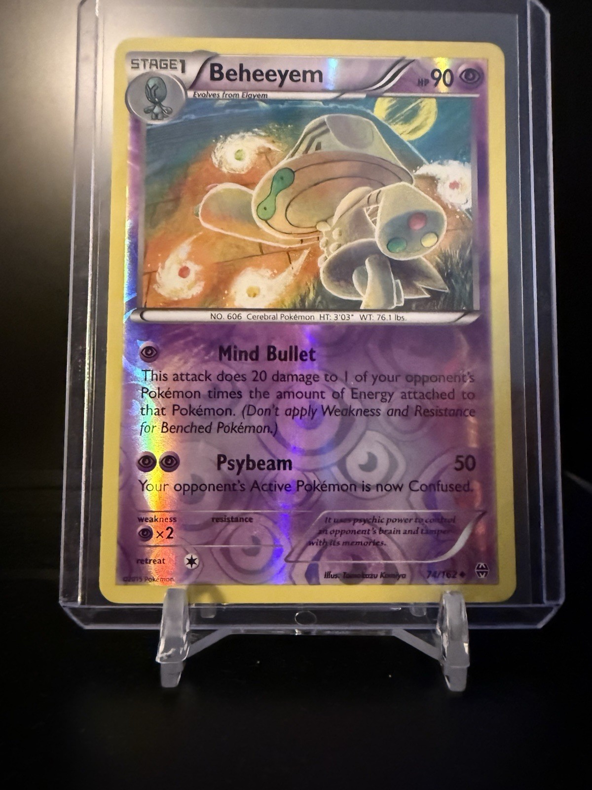 923047 - Beheeyem Reverse Holo Uncommon XY - BREAKthrough 74/162 NM