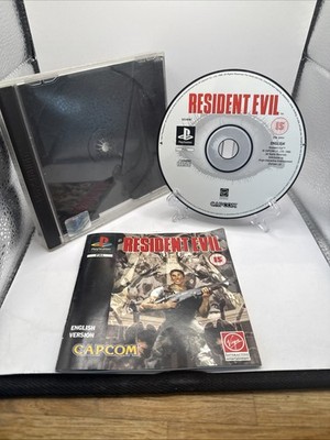 Resident Evil Sony PlayStation 1 Black Label - Handbuch PS1 - Frontcover fehlt