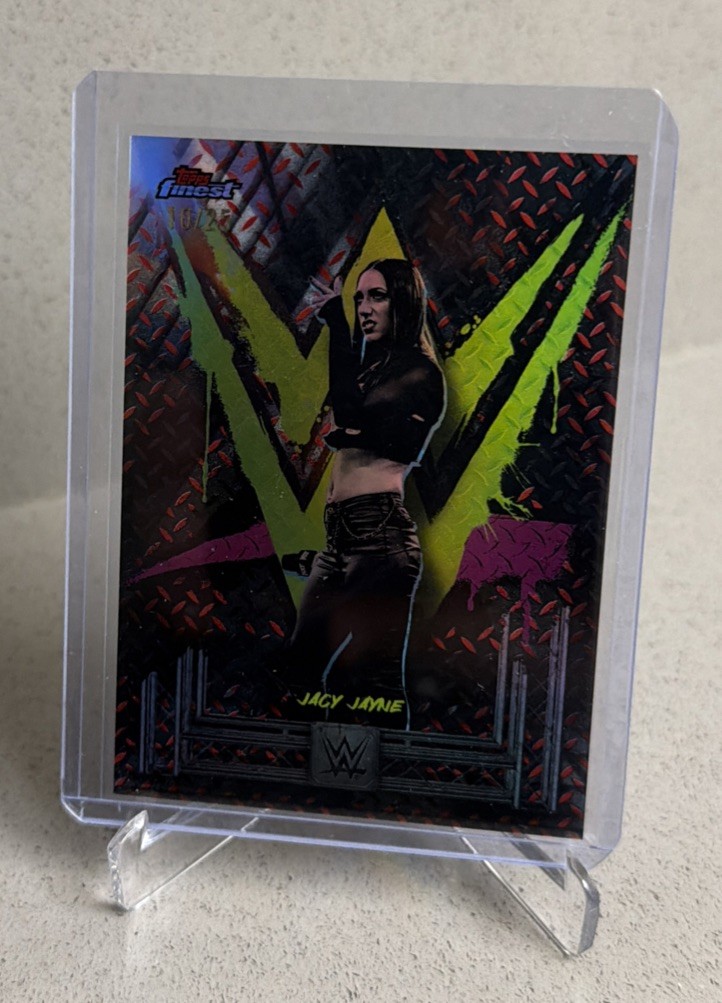 Jacy Jayne 10/25 Red Black Vapor NXT Topps Finest Common #68 Refractor SSP #’d