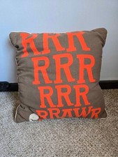 Rawr Dinosaur Square Throw Pillow Fossil Boys Girls Room Dino Trex Stegosaurus