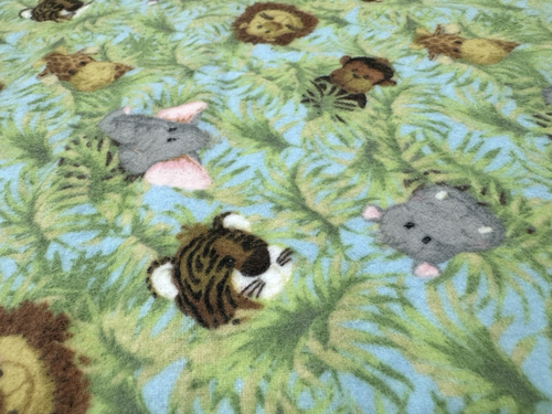 Baby Jungle Babies Patty Reed Fabric Traditions Flannel Fabric BTHalfY #52 - Picture 3 of 8