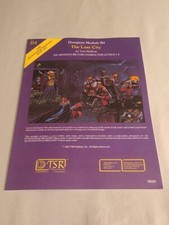 Dungeons and Dragons Reprint of B4 The Lost City