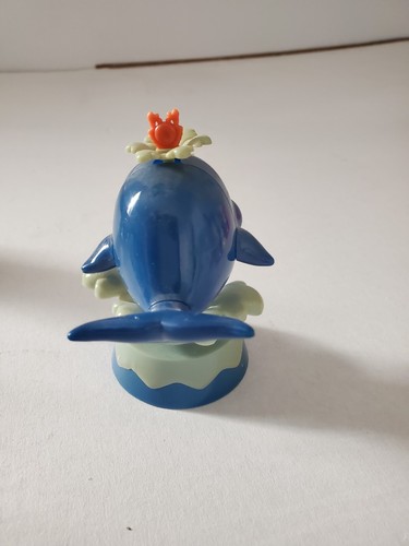 Solar Powered Dancing Whale Blue Water Spout Window Office Desk Toy Moving - Picture 3 of 4