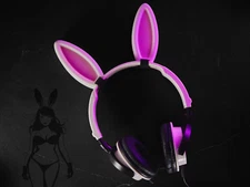 3D Printed Bunny Ear Headphone Attachments – Cute & Cosplay-Ready!"