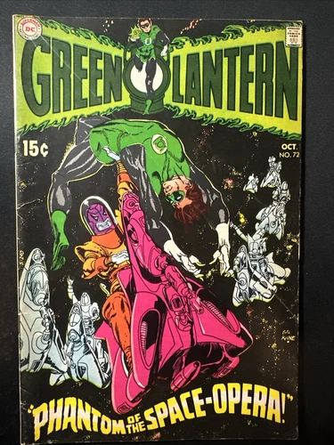 GREEN LANTERN #72 1969 Vintage Silver Age DC Comics 1st Print Good/VG