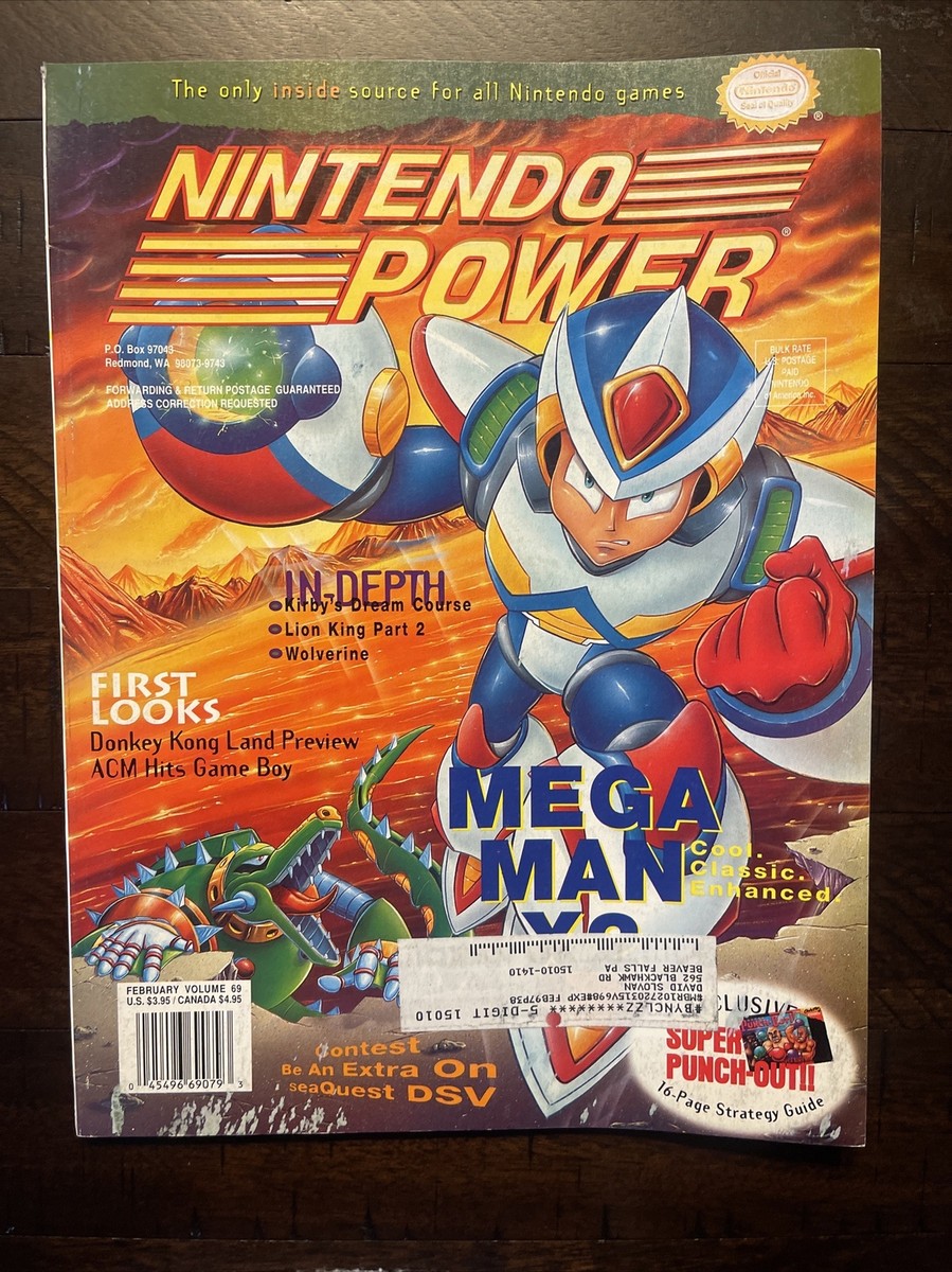 Nintendo Power Issue Vol 69 Mega Man X2 w POSTER & Inserts | eBay
