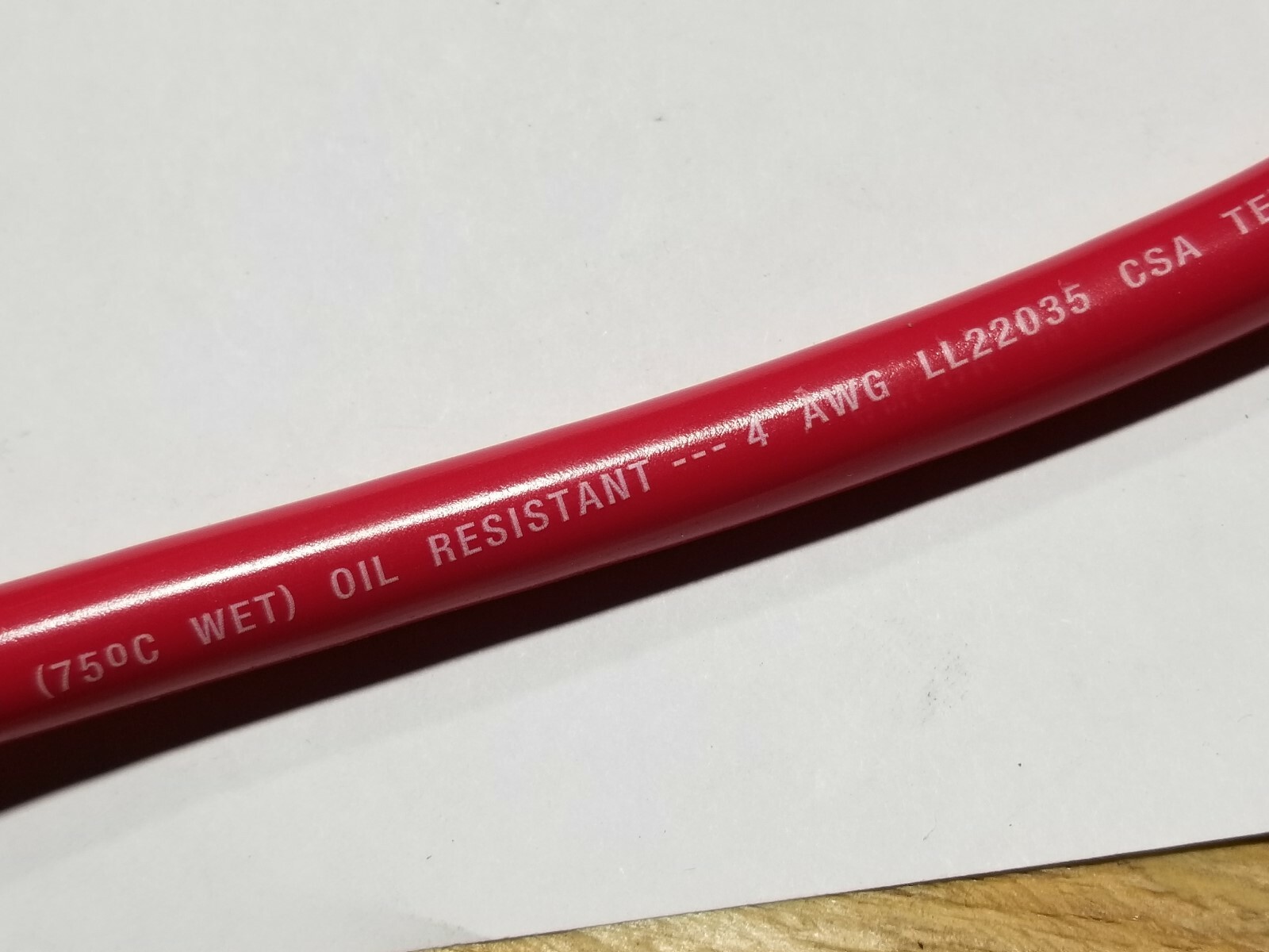 Ancor 4awg Marine Grade Tinned Copper Boat Cable BC5W2 UL1426 Red