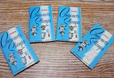 Vtg CONSUMERS STAMPS  Book Piggly Wiggly Lot of 4