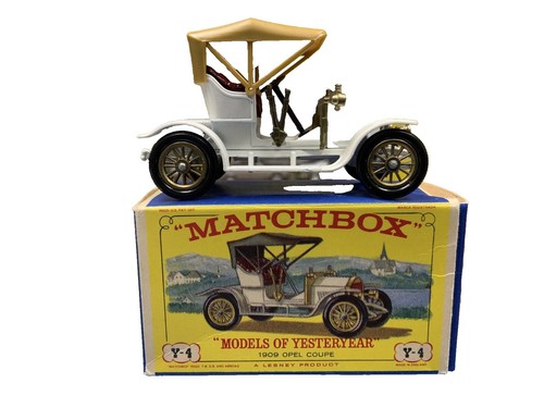 ヴィンテージ マッチボックス　1909 オペル クーペ　Y-4 MATCHBOX MODELS OF YESTERYEAR 1909 OPEL COUPE Y-4 (IN BOX) ## | eBay