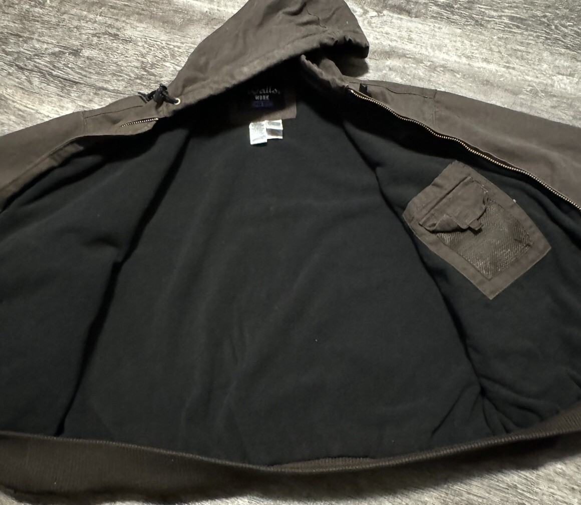 Vintage Walls Workwear Jacket XL Active Canvas Bark Brown Vintage Walls Workwear Jacket XL Active Canvas Bark Brown