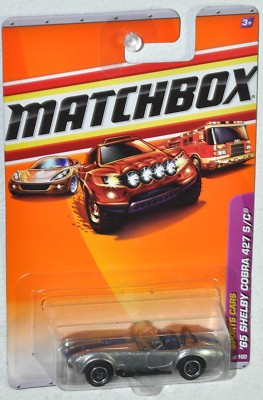  Matchbox 2010 #5 Sports Cars #5 65 Shelby Cobra 427 S/C MOC VHTF Mattel T5939