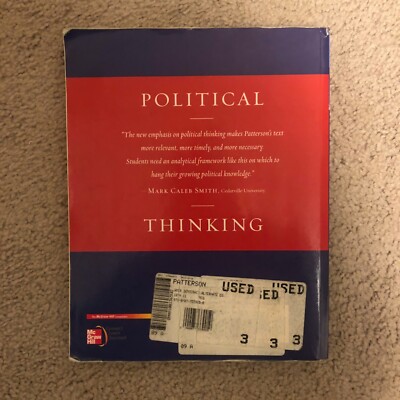 The American Democracy 10th Edition Paperback Thomas E. Patterson
