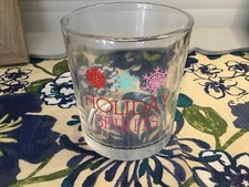 Holiday Spirits Low-ball Glass, Holiday Design Snowflakes Bareware