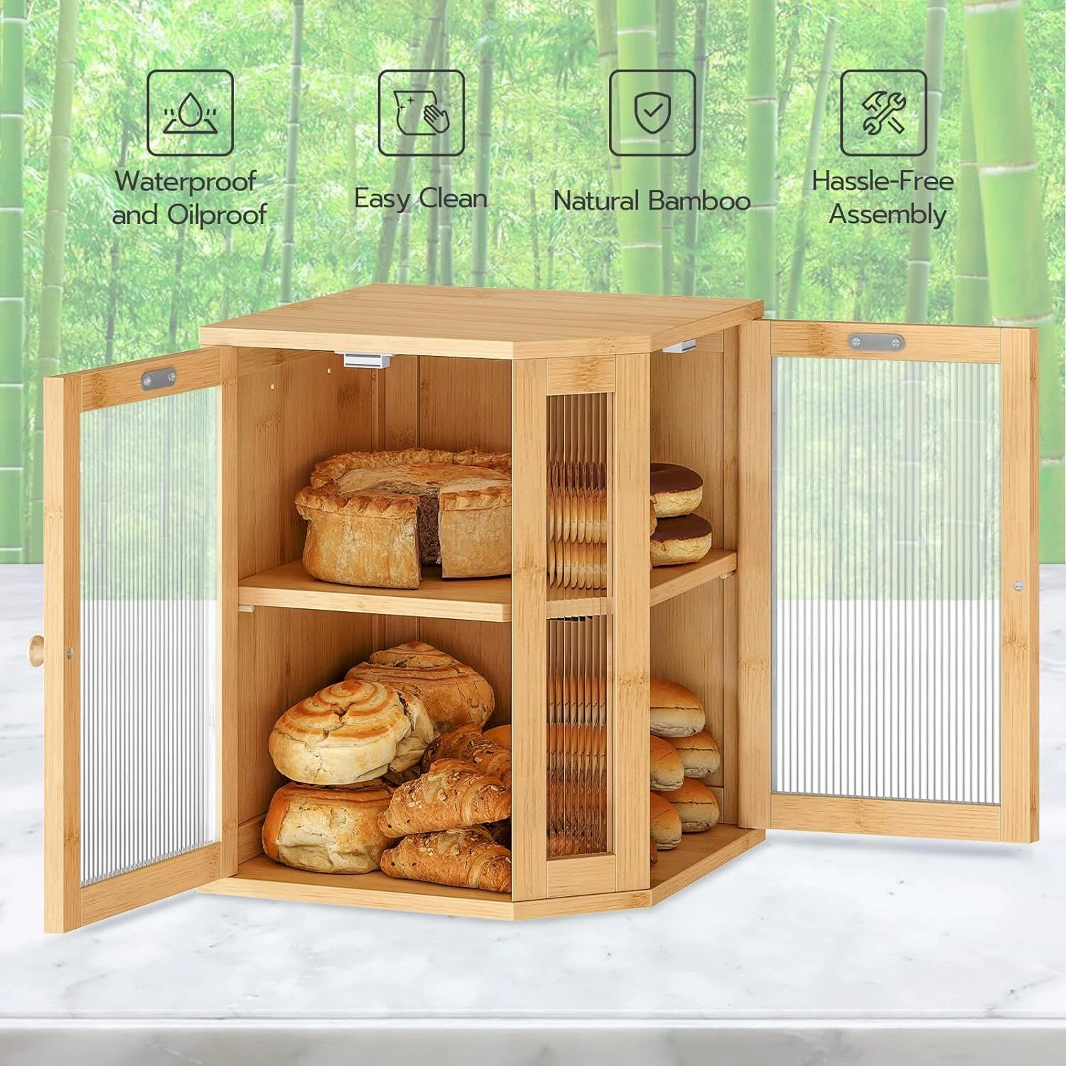 HOOBRO Bread Box - Thumbnail 2