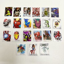 21 Autocollants / Stickers Marvel Deviens un héros LECLERC - Aucun Double
