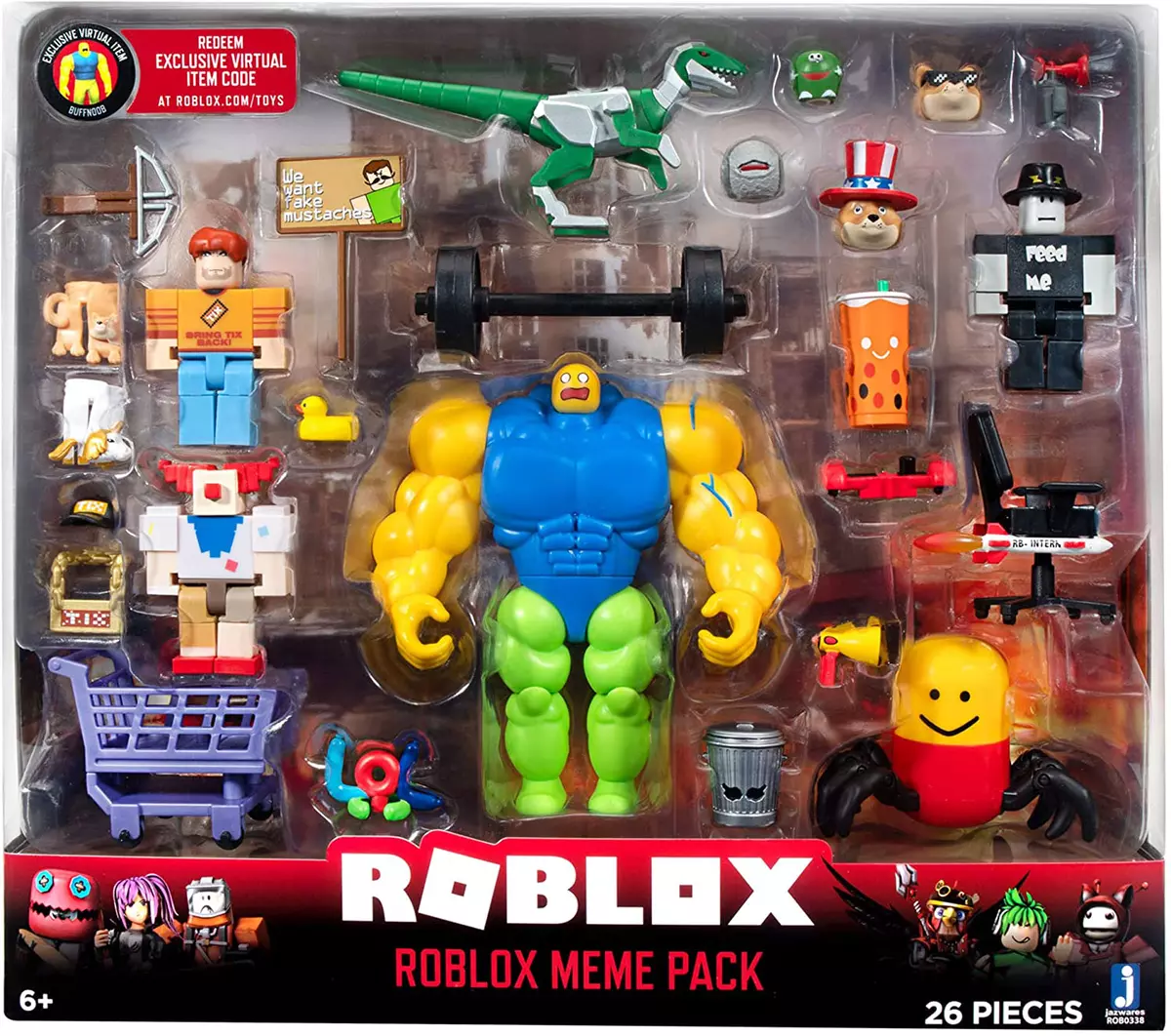 ROBLOX Building Block Dolls Assemble Virtual World Games and Dolls