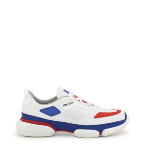 red and white prada sneakers