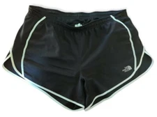 The North Face Size Large Women's Black/White Athletic Flash Dry Tech Shorts