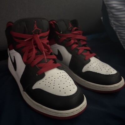 Nike Shoes High Dunk Black Red White