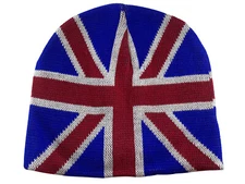Top Headwear Union Jack Cuffless Beanie