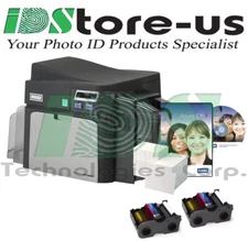 FARGO DTC4250e Single Side Complete Photo ID Card Printer System
