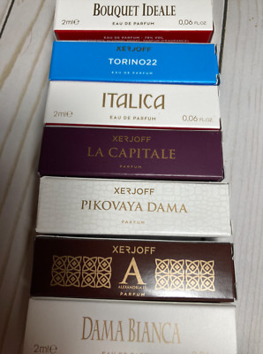 Xerjoff and Casamorati 2ml samples NEW