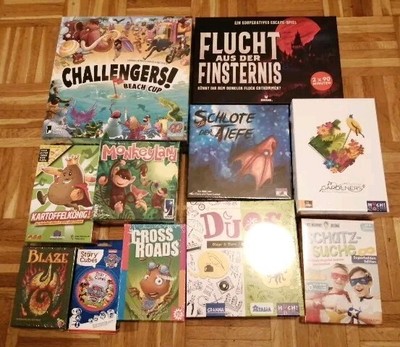11 Spiel OVP Konvolut Challengers Gardeners Monkeyland Duos  CrossRoads Blaze ua