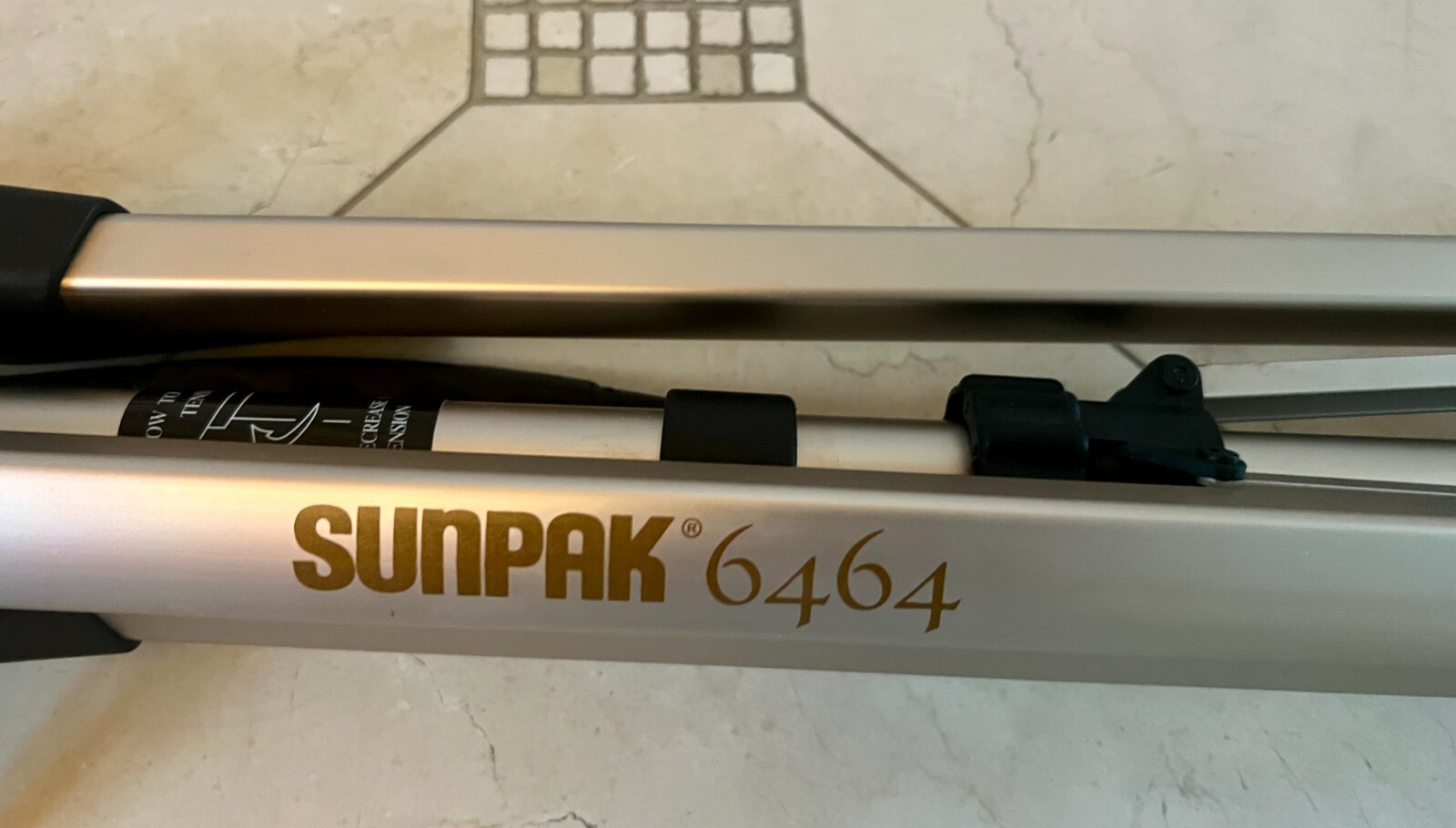 Sunpak 6464 Video/Photo Aluminum Tripod with Retractable Leg Spikes eBay