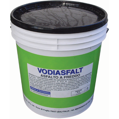 Asfalto Freddo Vodiasfalt 1Kg impermeabilizzante e Protettivo in edilizia