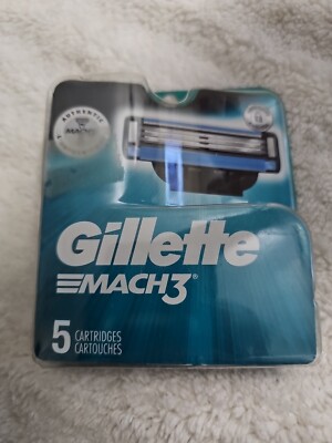)Gillette Mach3 5 Razor Cartridges