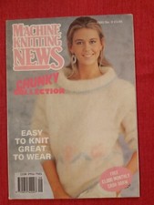 Machine Knitting News Chunky Collection Magazine -