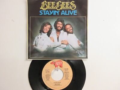 💥' THE BEE GEES ' HIT 45 + PICTURE [STAYIN' ALIVE / IF I CAN'T 💥' THE BEE GEES ' HIT 45 + PICTURE [STAYIN' ALIVE / IF I CAN'T