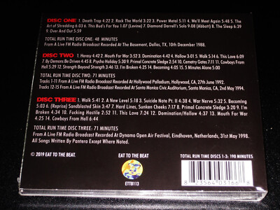 Pantera: Transmission Impossible - Radio Broadcasts 1988-1998 3 CD