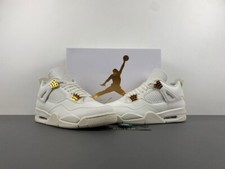Jordan 4 Retro Metallic Gold Men's All Size US 7-12