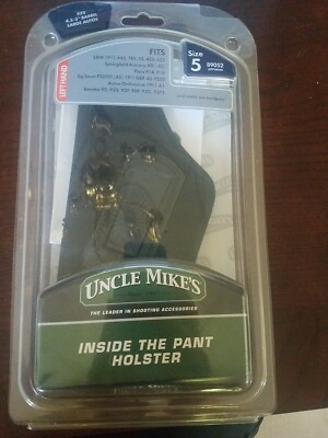 Uncle Mike's Inside the Pants Holster - Size 5 - LH - 4.5-5''  Lg Auto
