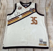 Vintage Harlem Globetrotters Basketball Platinum Fubu Jersey Geese 35 Size XL